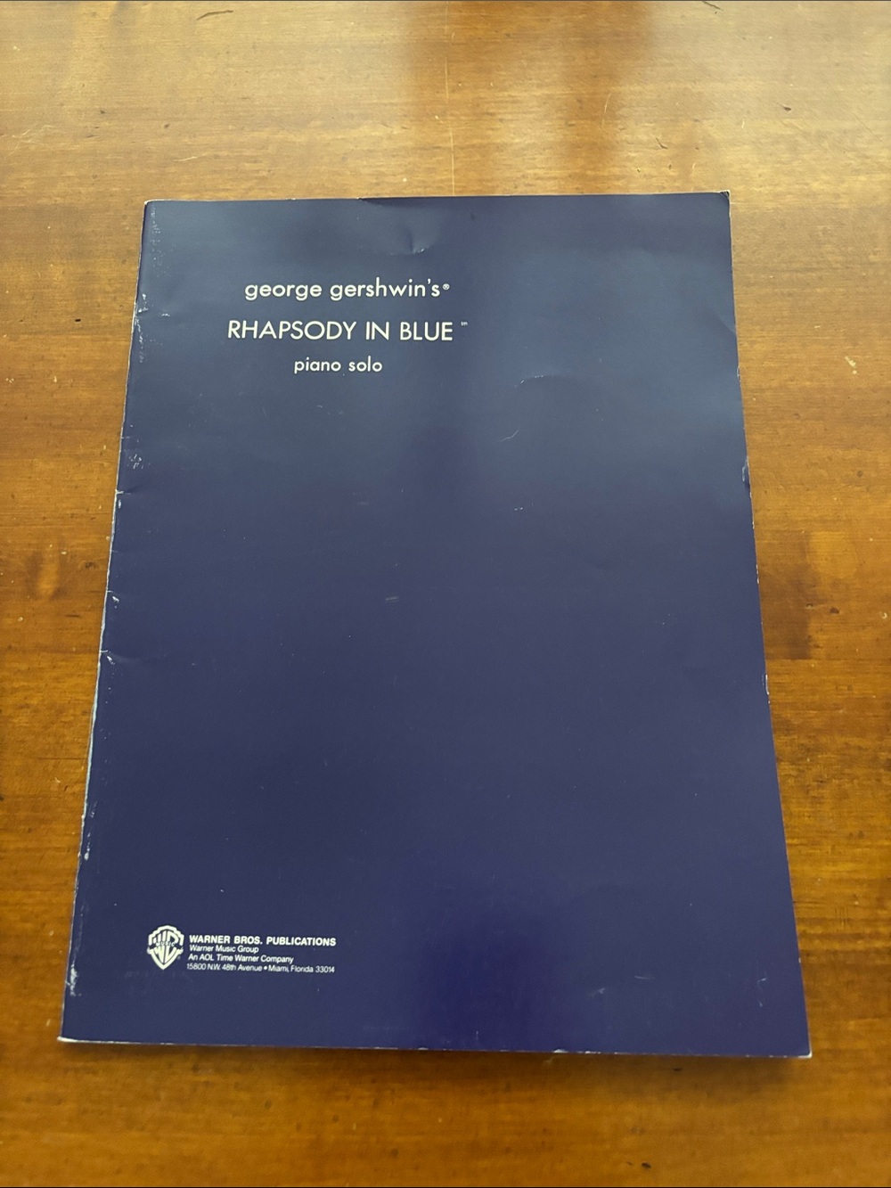 George Gershwin "Rhapsody in Blue" Piano Solo Sheet Music